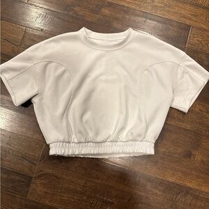 Lululemon Athletica White Short Sleeve Top